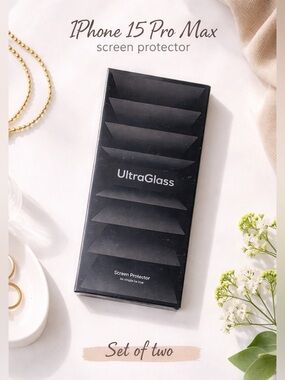 UltraGlass iPhone 15 Pro Max Screen Protector 2 Pack New 📱